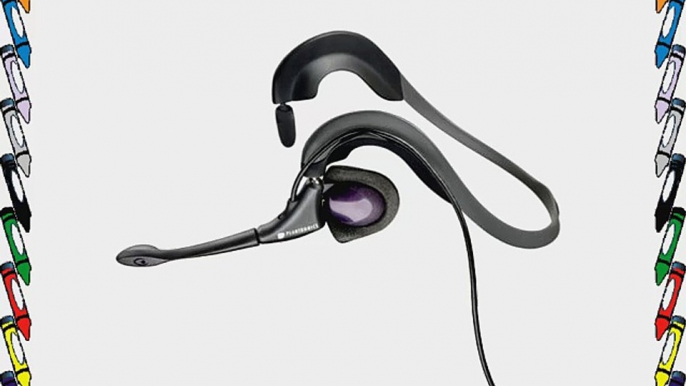 Plantronics H181N DuoPro Headset with Noise-Canceling Microphone