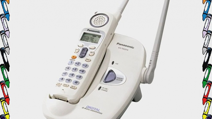 Panasonic KX-TG2214W 2.4 GHz Digital Cordless Phone (White)