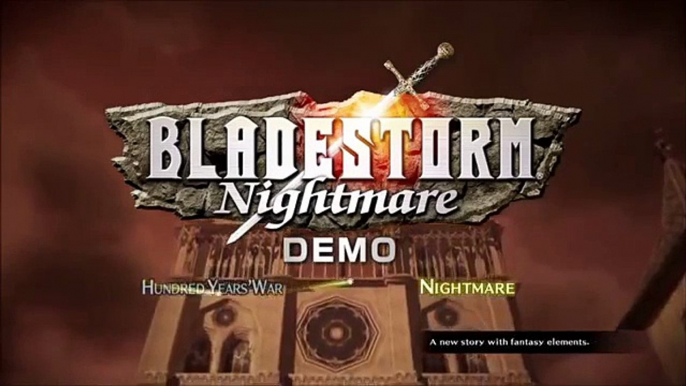 Let's Play : BLADESTORM Nightmare - The hundred Years War DEMO - Part 1 ( Music-Vid )