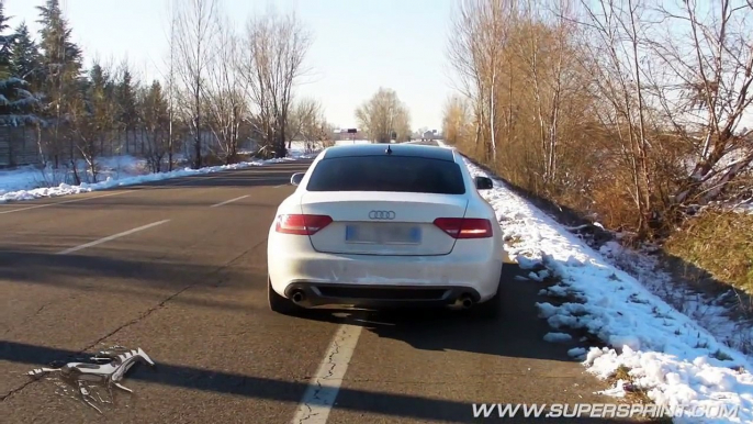 Supersprint full exhaust for Audi A4 _ A5 2.0 TFSI - Acceleration and onboard