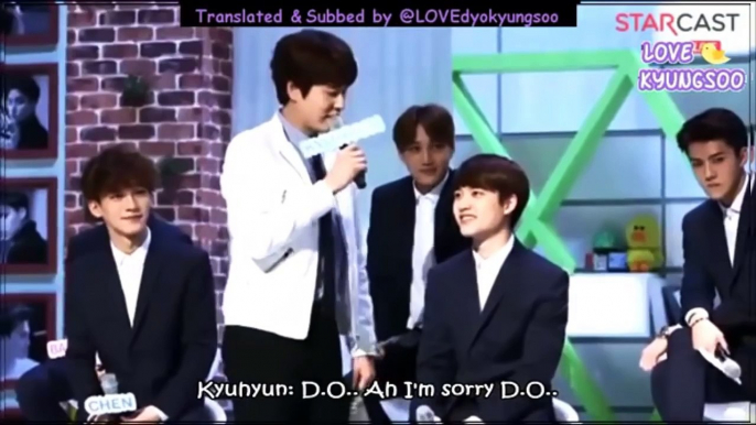 150505 Naver Starcast EXO D O Kyungsoo Aegyo