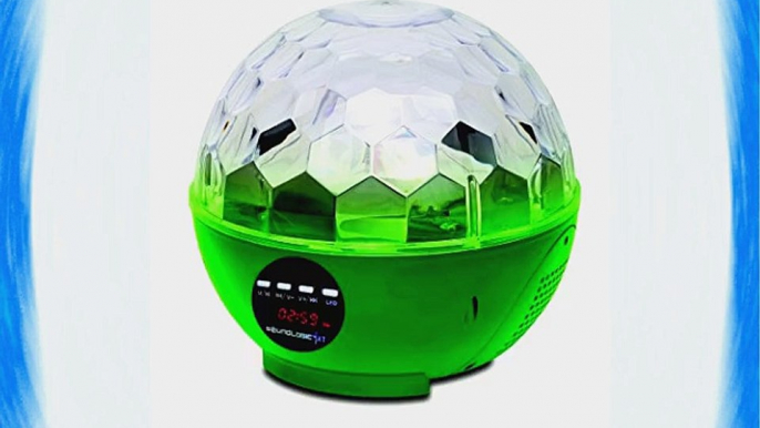 SoundLogic Bluetooth Instant Party Speaker with Disco Light Show - Retail Packaging - Green