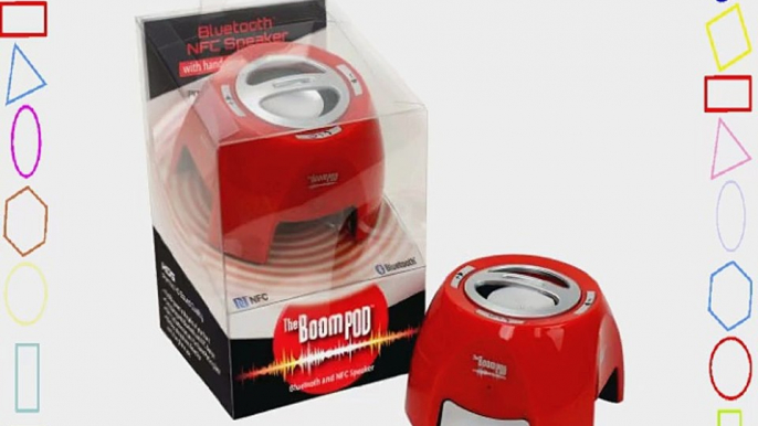 Bluetooth Wireless Speaker with NFC - The Boom Pod - Powerful Portable HD Sound Speaker with