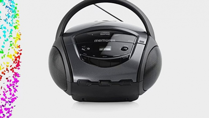 Memorex Portable CD Boombox with AM FM Radio