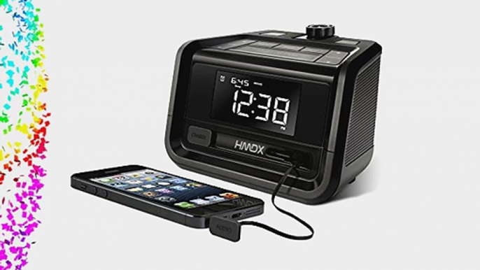 HMDX HX-B220 Sleep Station Projection Alarm Clock with FM Radio