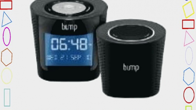 Bump Digital MP3/FM Radio Boombox with Remote Wireless Speaker