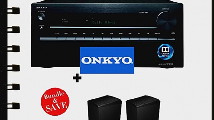 Onkyo TX-NR838 7.2-Channel Network A/V Receiver Black   Onkyo SKH-410 Dolby Atmos-Enabled Speaker