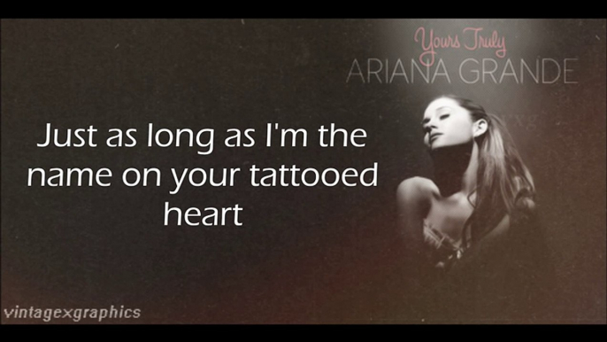 Ariana Grande - Tattooed Heart (Lyrics)