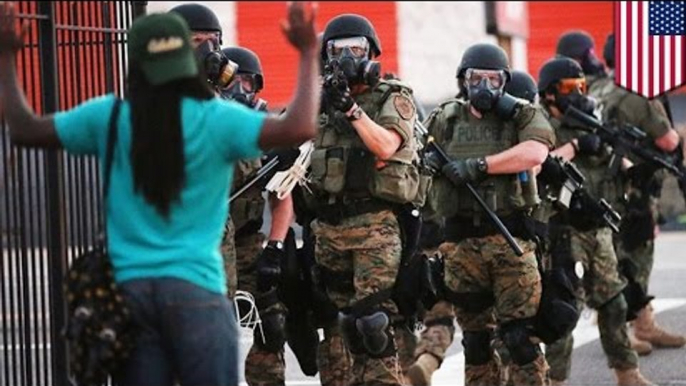 Police militarization in Ferguson Missouri: MRAPs, LRADs seen at Michael Brown shooting protests