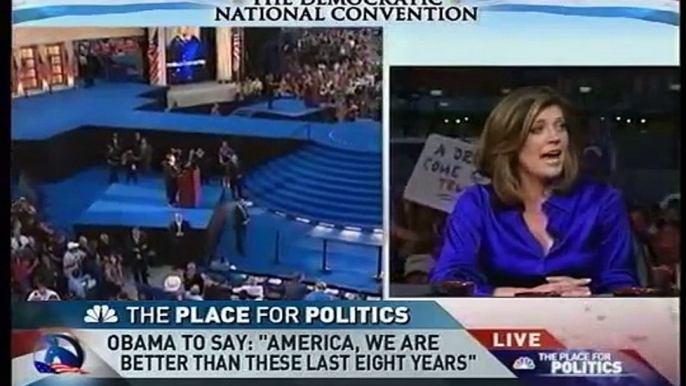 Rachel Maddow on MSNBC's DNC Coverage - Previewing Obama