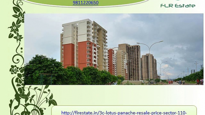 3c lotus panache resale price 9811220650 sector 110 noida