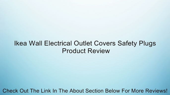 Ikea Wall Electrical Outlet Covers Safety Plugs Review