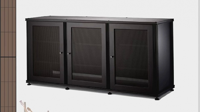 Salamander Designs SB337B/B Synergy Triple A/V Cabinet with Three Doors