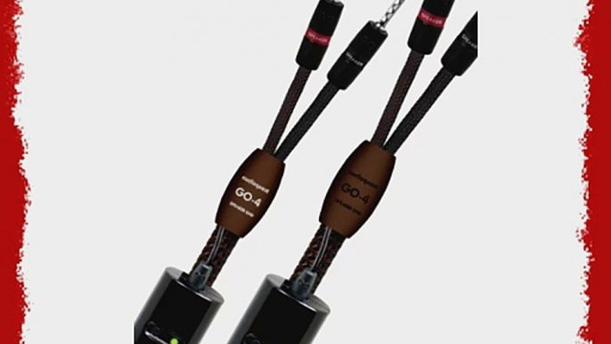 AudioQuest Go-4 Prepared Speaker Cables Star-Quad Series 8Ft Pair