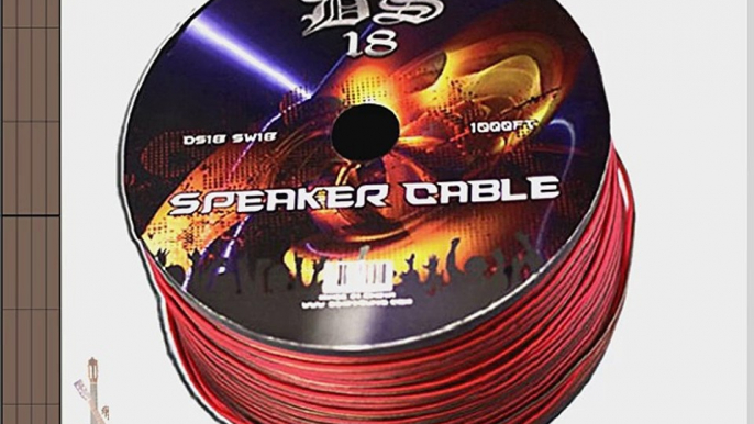 DS18 DS-SW-18GA-1000RB 18-Gauge 1000-Feet Speaker Wire