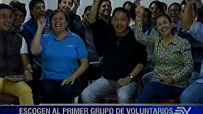 Ya están los primeros voluntarios que ayudarán en la visita del papa Francisco a Ecuador