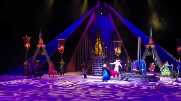 Frozen Disney on Ice show highlights with Anna, Elsa, Hans, Olaf, Sven, Kristoff skating