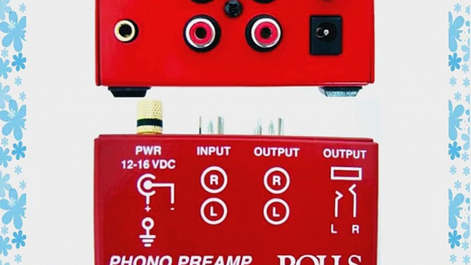 Rolls VP29 - Phono Preamplifier with a Stereo RCA Male to 1/8 Inch - 10 Foot