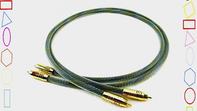 A Pair 1m Guzi High End Performance RCA Audio Cable HiFi Cable