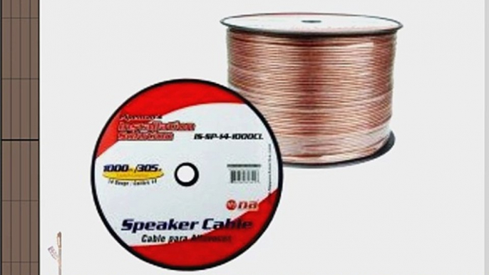 New Audiopipe Issp141000Cl 14 Gauge Speaker Cable 1000Ft 14 Awg