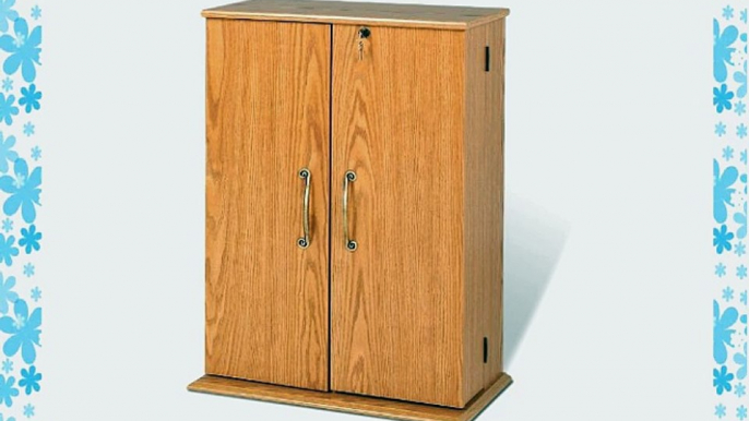 Small Deluxe Storage with lock Oak