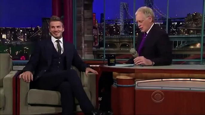 David Beckham on Late Show With David Letterman (Full Interview)