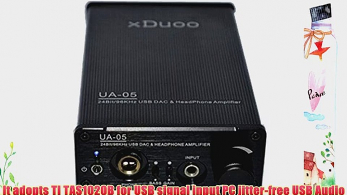 xDuoo UA-05 24Bit/96KHz portable headphone amplifier USB DAC