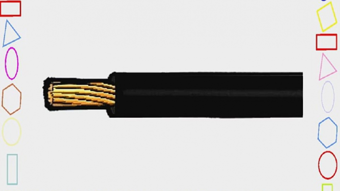 Jsc Wire Cable 100 Feet 8 Awg Automotive Multi-Stranded Single Conductor Primary Wire-Black