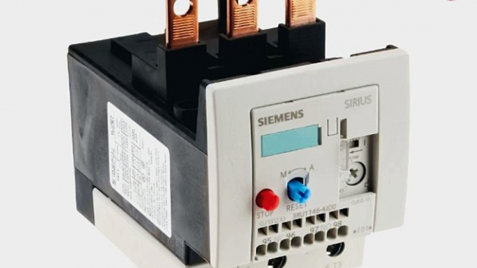 Siemens 3RU11 46-4JD0 Thermal Overload Relay For Mounting Onto Contactor Size S3 45-63A