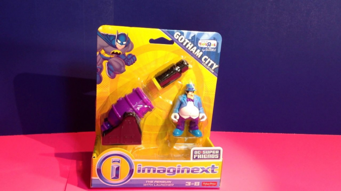 Imaginext  Penguin with Launcher Figure DC Super Friends Gotham City Collection Toys R Us Exclusive