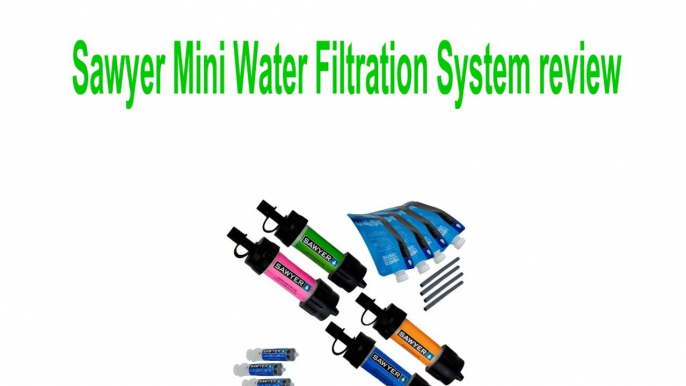 Sawyer Mini water filter for camping