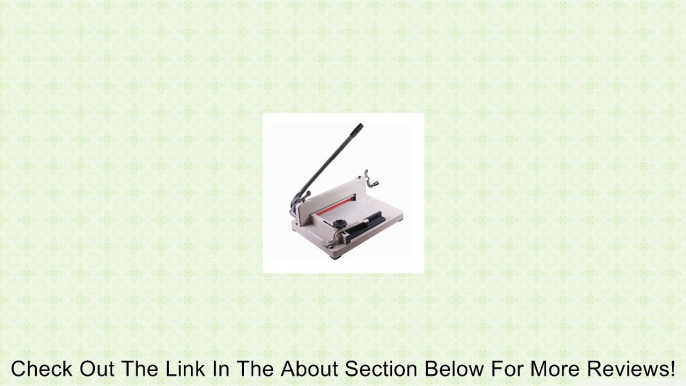 Sanven A4 Paper Cutter Precise and Thick Layer Industrial Heavy Duty Layer the Blade on This Unit Is a Hardened Steel, Razor Sharp 12" Blade Review