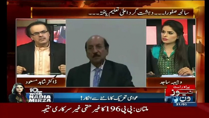 Sherry Rehman Aur Rehman Malik Ke Taluqat thek Nh Chlrahe ..Dr Shahid Masood