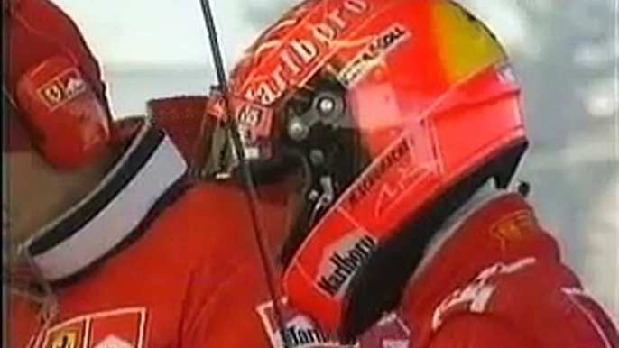 Michael Schumacher testing F1 Ferrari 2001 - screaming F1 V10 sound