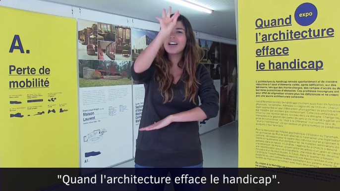 Visite guidée en LSF  "Quand l'architecture efface le handicap"