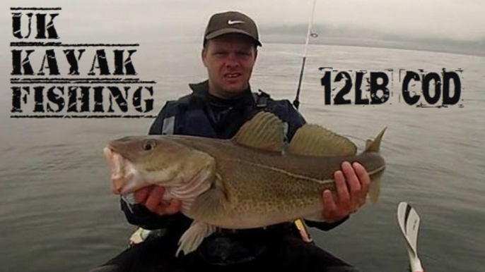 Kayak Fishing - Kayak Sea Fishing for Cod - Skinningrove UK - GoPro