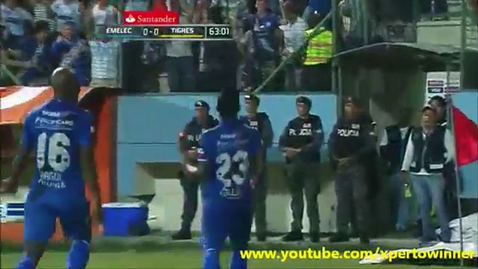 Emelec 1-0 Tigres ~ [Copa Libertadores 2015] - 19.05.2015 - Todos los goles & Resumen