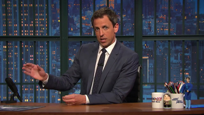 Seth Meyers se souvient de David Letterman