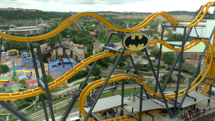 Batman : The Ride, l’attraction qui donne le vertige (POV)