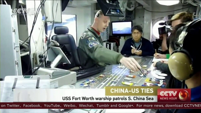 Breaking News May 2015 USA USS Fort Worth warship patrols South China Sea Tensions with China