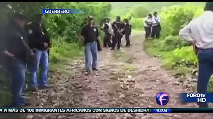 FOSAS CLANDESTINAS EN IGUALA GUERRERO CON CUERPOS DE NORMALISTAS DESAPARECIDOS 5 OCTUBRE 2014