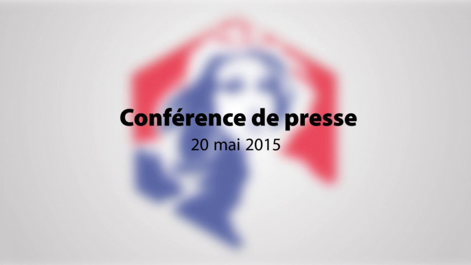 Conférence de presse - 20 mai 2015