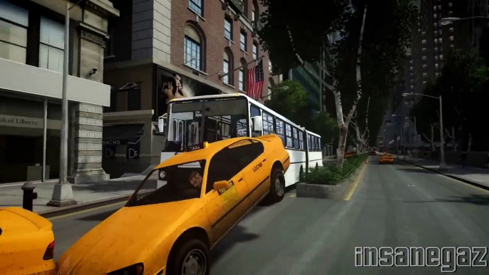 GTA IV BENDY BUS (MB Ikarus 280) CRASH TESTING HD