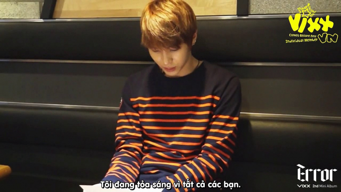 [Vietsub] Naver Starcast - VIXX's letter