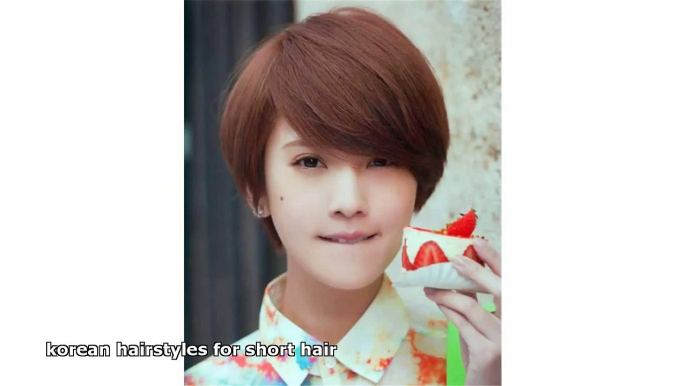 korean hairstyles for short hair