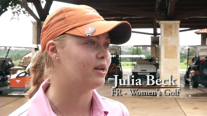 Women's Golf highlights: Betsy Rawls Longhorn Invitational -- Day 2 [Oct. 14, 2013]