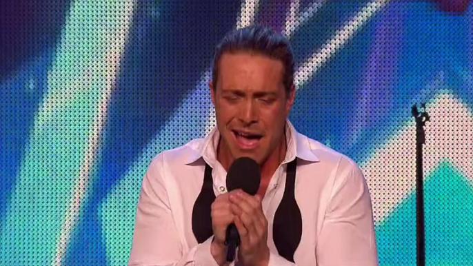 Why hello boys! Feeling a bit hot under the collar are we- - Britain's Got More Talent 2015