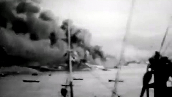 Pearl Harbor Attack Footage December 7, 1941 US Navy; World War II Japanese Attack