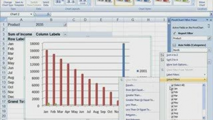 Creating Charts in Excel 2007