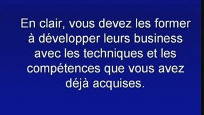 "Marketing de réseau" - MLM, Le Business c'est VOUS !